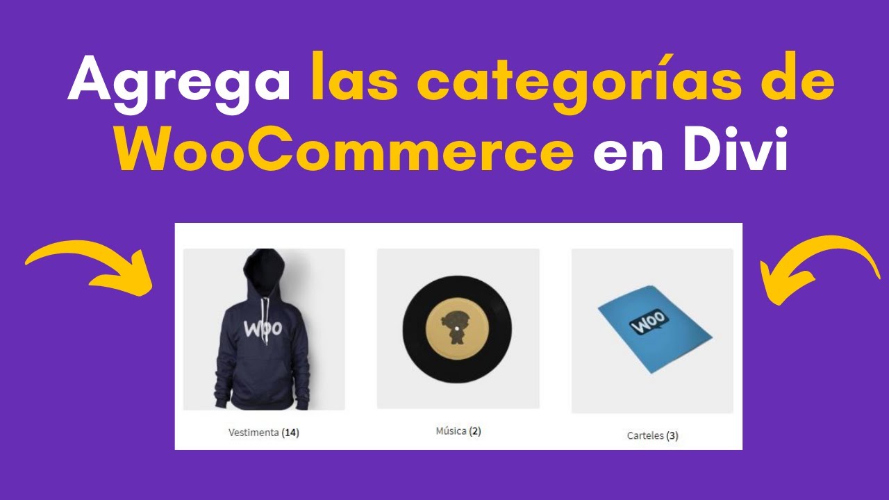 👕 ¿Cómo mostrar las categorías de WooCommerce en DIVI? - Categorías con imágenes y nombres