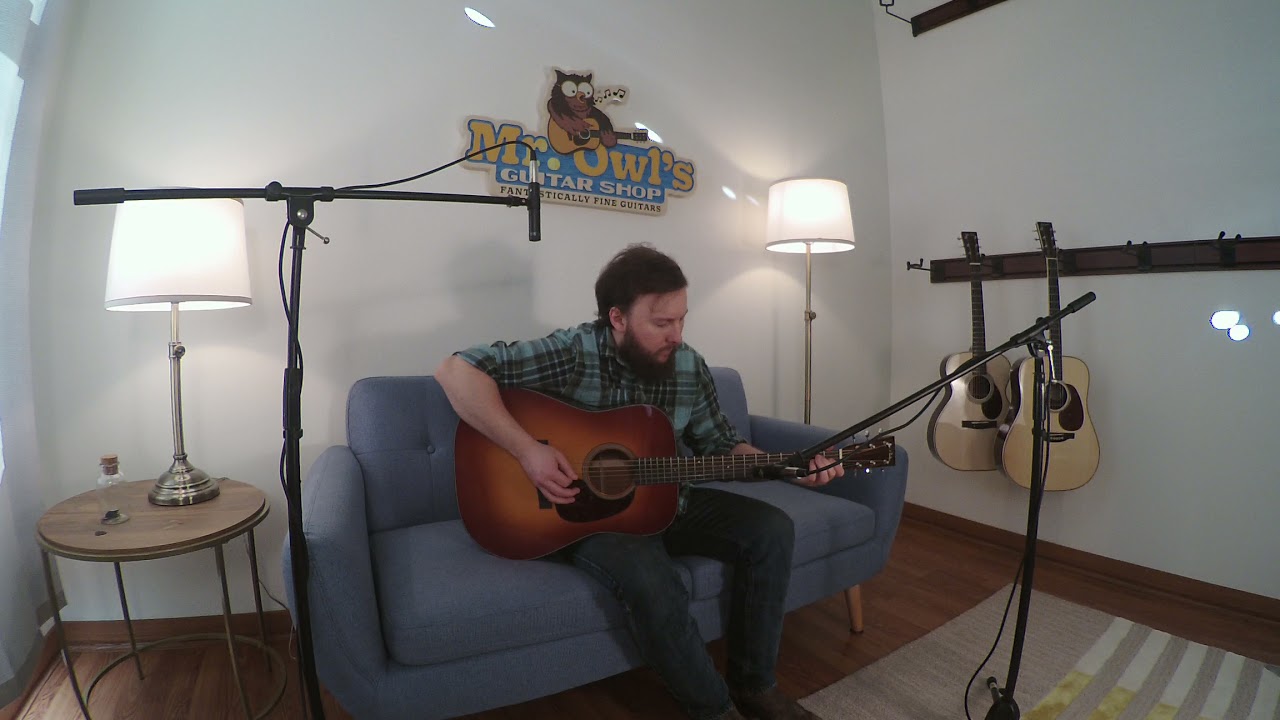 Huss And Dalton TD-M Custom Mahogany w/Amber Sunburst Sitka Top @Mr Owl's Guitar Shop