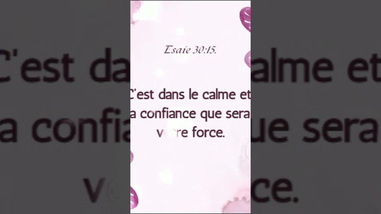 Tout est encore possible.@foi