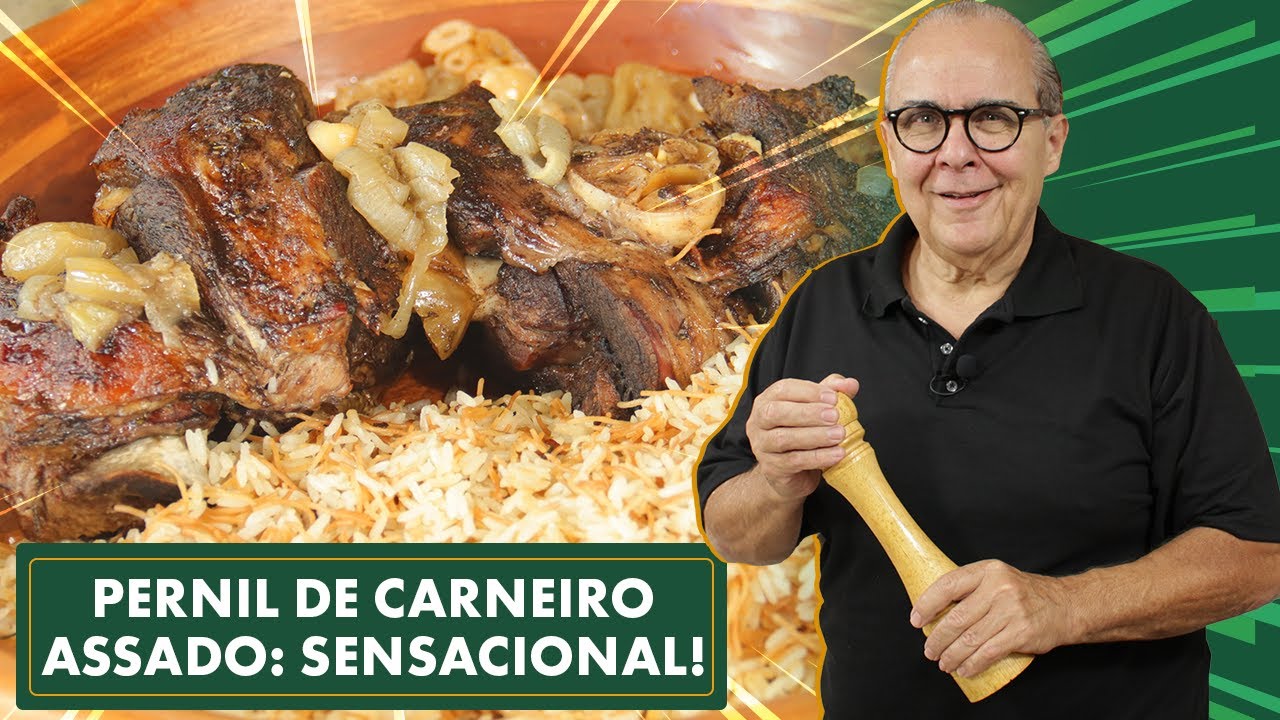 Pernil de Carneiro PERFEITO: Segredo de Chef + Arroz Especial de Acompanhamento!