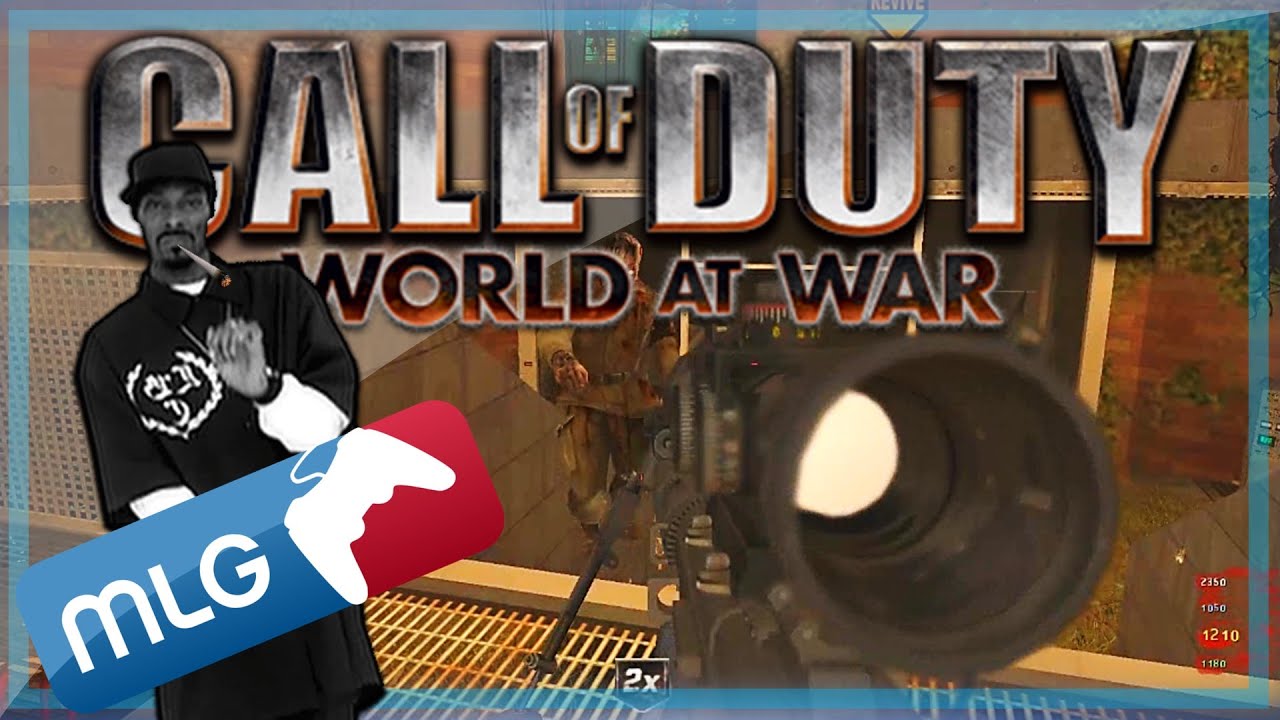 Call of Duty: WaW Custom Zombies Funny Moments - MLG Zombie Trickshots, Get to Da Choppa, and More!