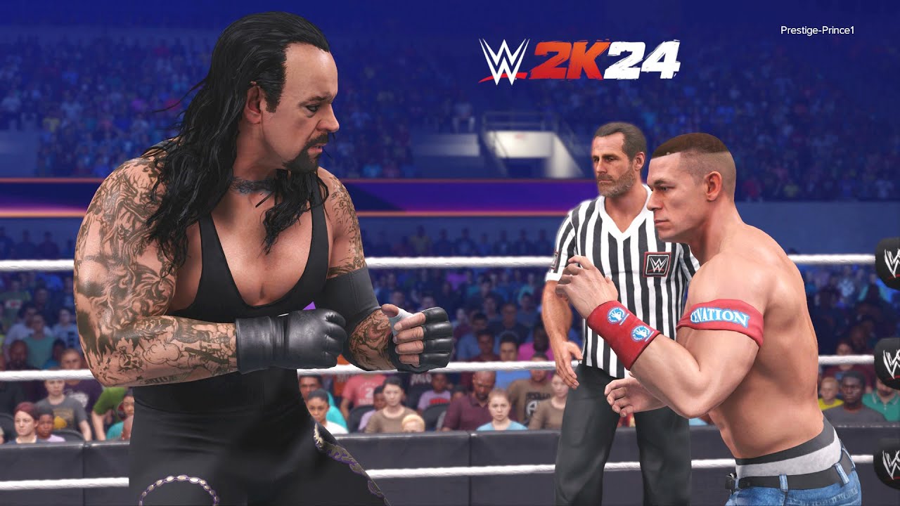 WWE 2K24 - John Cena Vs The Undertaker For The WWE Title (PS5)