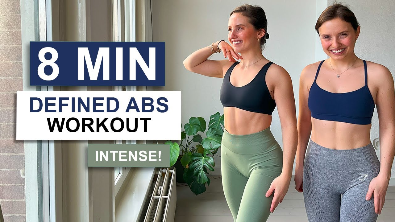 8 MIN SIXPACK WORKOUT to get defined abs | Twice as Fit