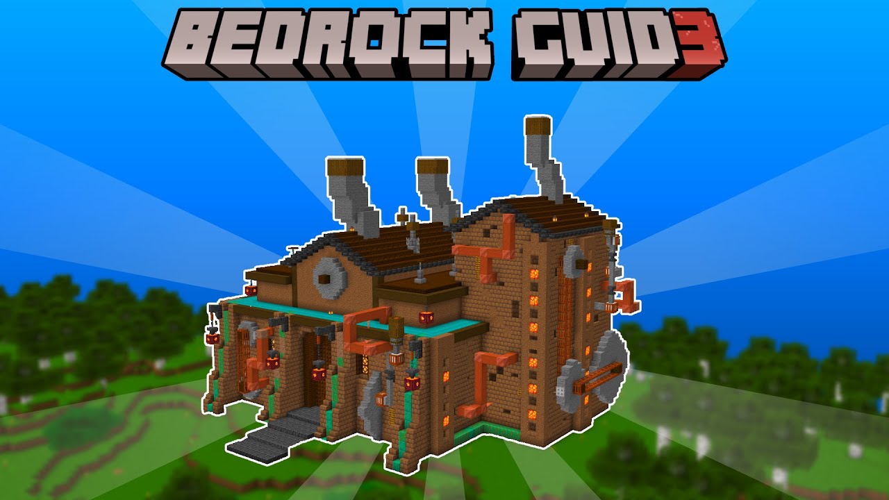 The IRON FOUNDRY Iron Farm Trading Hall | Minecraft Bedrock Guide S3 EP18