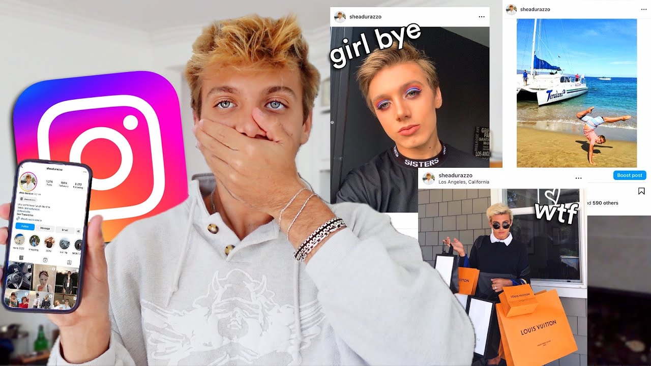 reacting to my old instagram pictures **cringe**