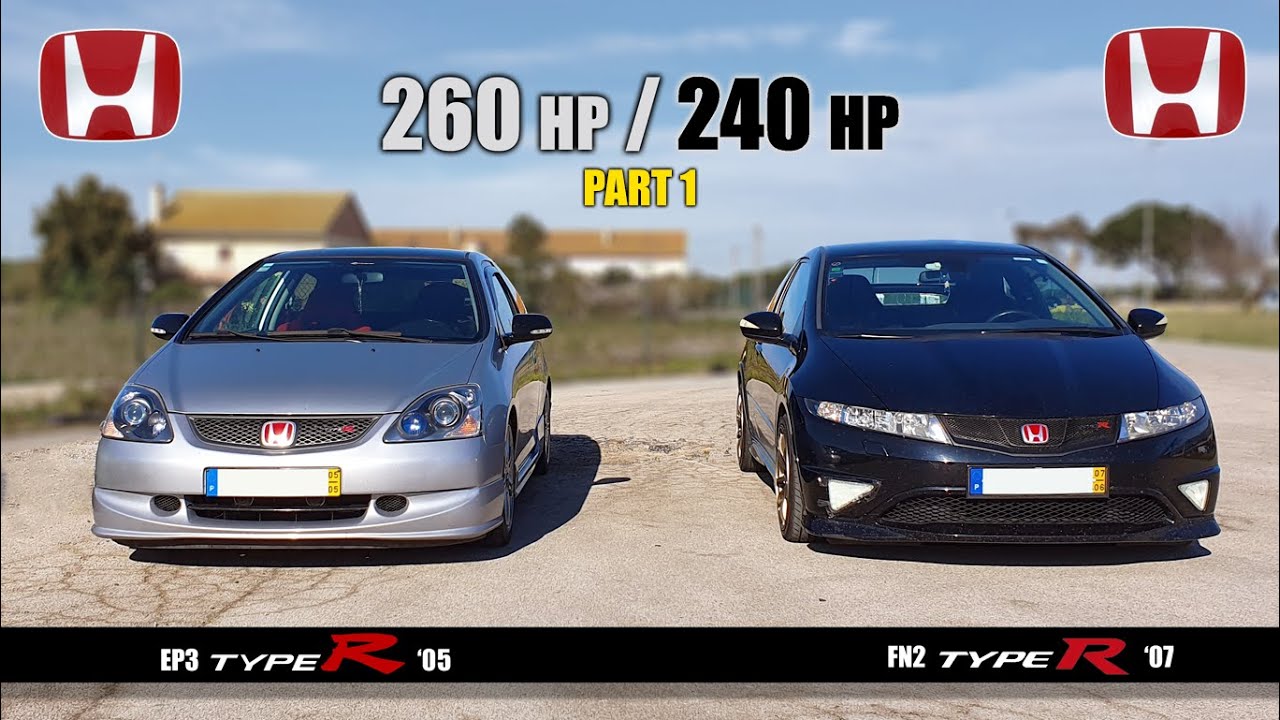EP3 Civic Type R '05 🆚 FN2 Civic Type R '07 - LE GRAND FINALE part 1