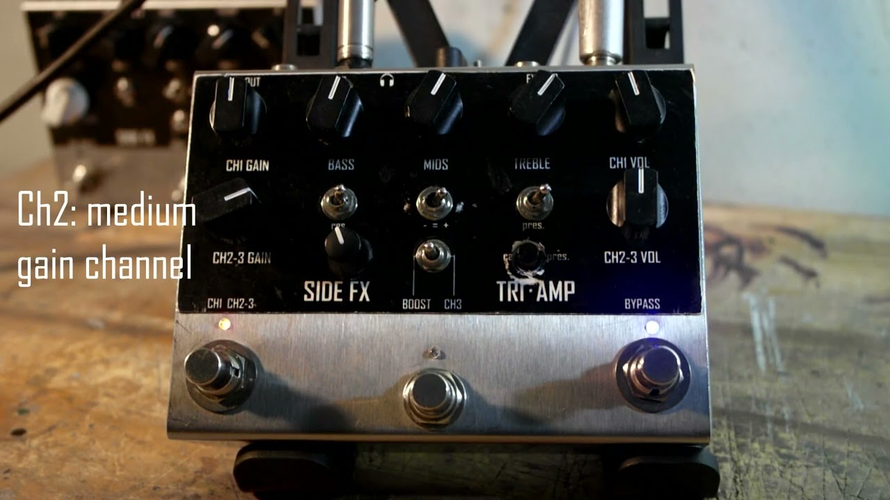 The sounds of the Triamp prototype.