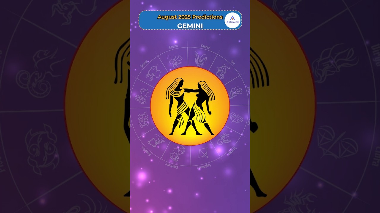 Gemini August 2025 Monthly Horoscope Predictions | August 2025 Predictions | Astrology August  2025