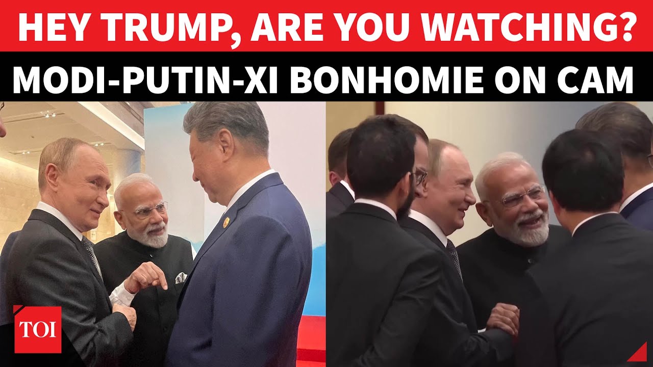 Putin, Modi, Xi Jinping Crack Jokes At SCO Summit; Big Unity Show, Message To 'Bully' Trump | Watch