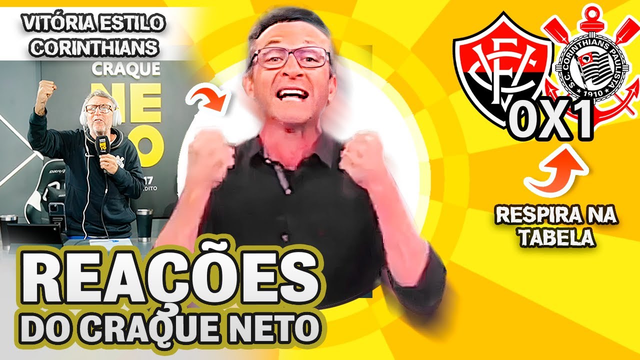 SOFRIDO DEMAIS!! OLHA COMO O CRAQUE NETO REAGIU A VITÓRIA 0X1 CORINTHIANS PELO BRASILEIRÃO