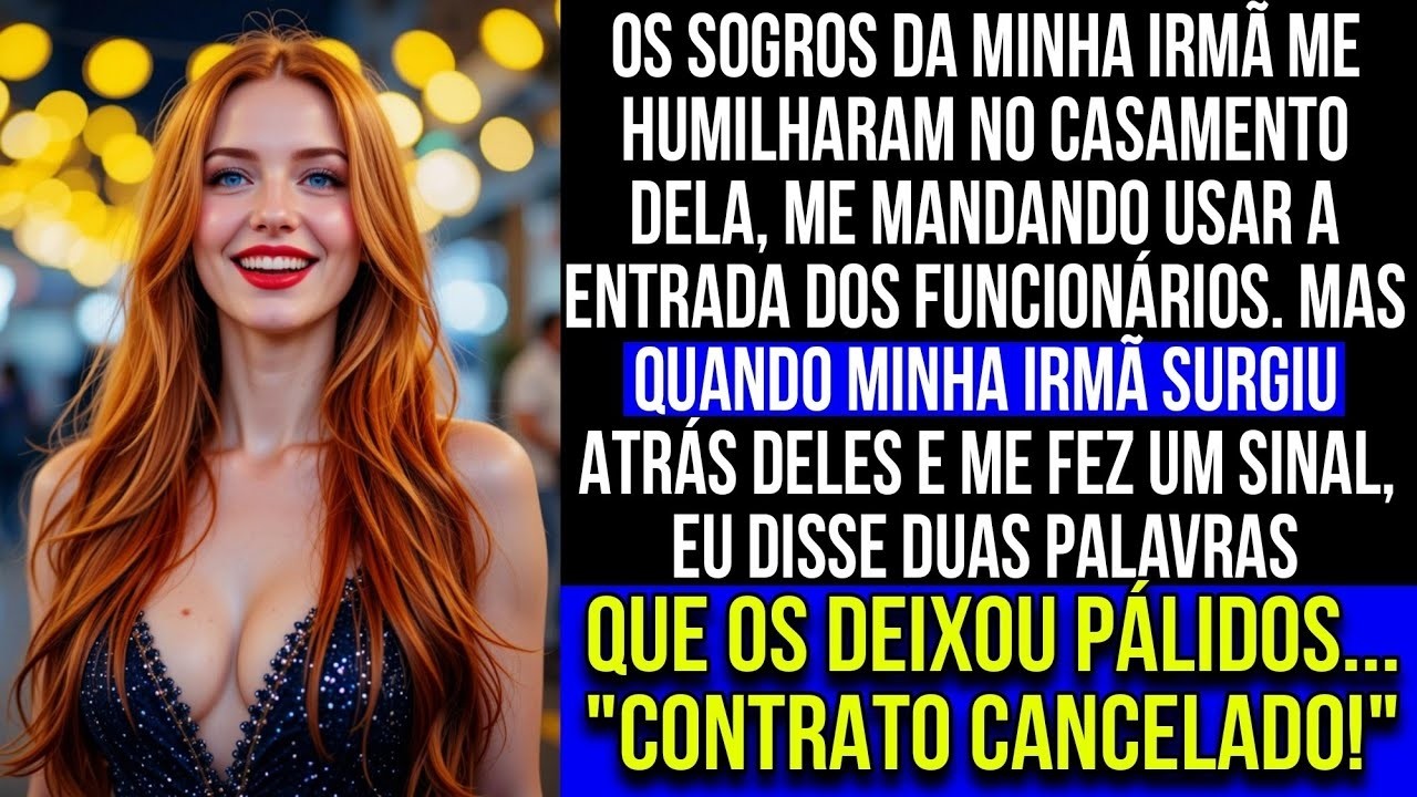 262 Os sogros da minha irmã zombaram da minha experiência no casamento dela — depois, a empresa dele