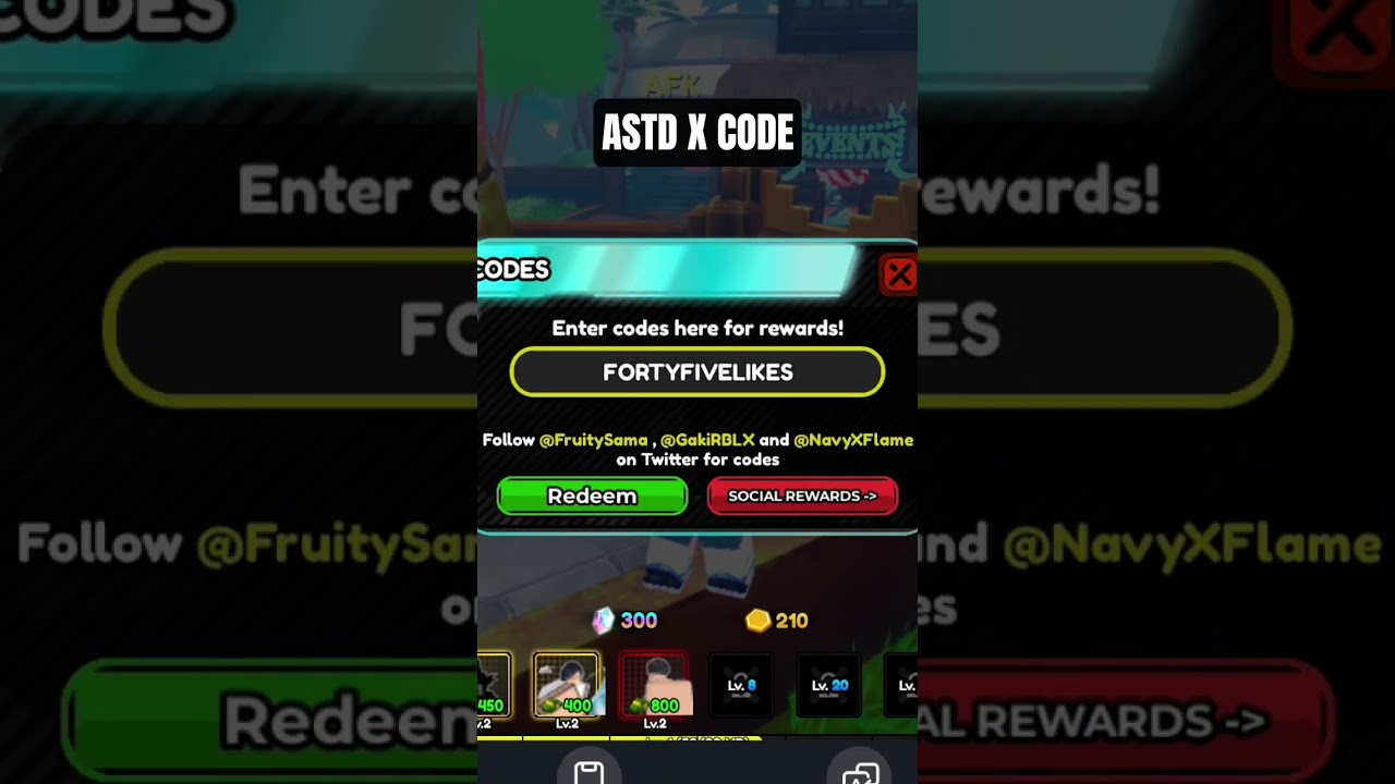 NEW ASTD X CODE! #roblox #allstartowerdefense #astd #new #code #update