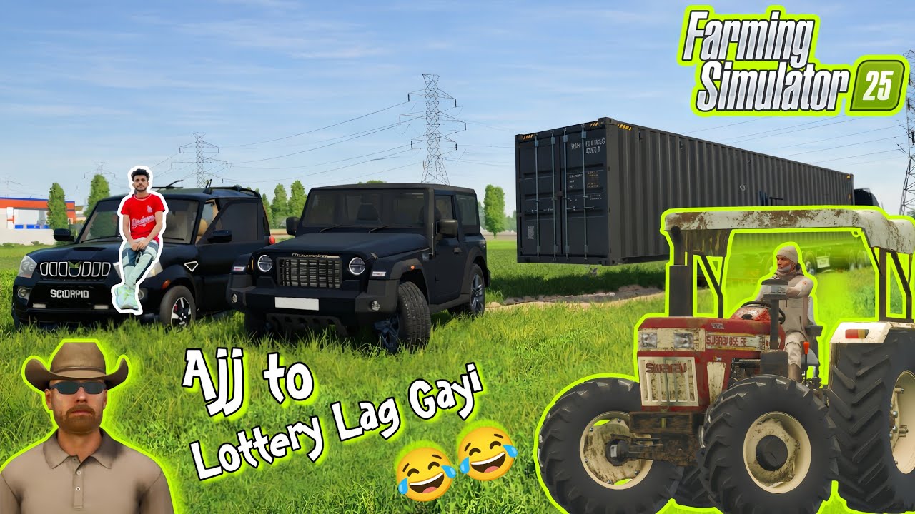 Mera LOTTERY Lag Gaya! 🤑 Accident Container Ke Andar Mela THAR Or SCORPIO 🔥 | #fs25 #trending