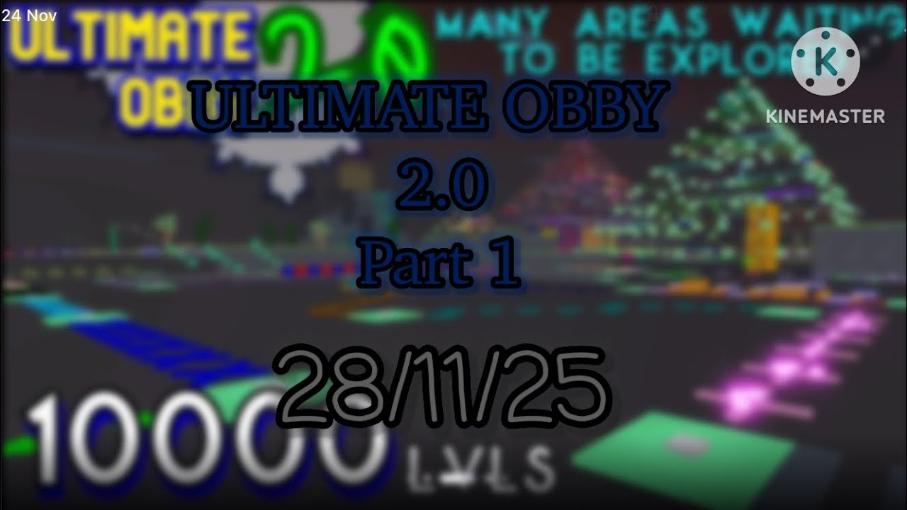 Ultimate Obby 2.0: Part 1 - Stages 1-2000 (ALMOST NO CUTS)