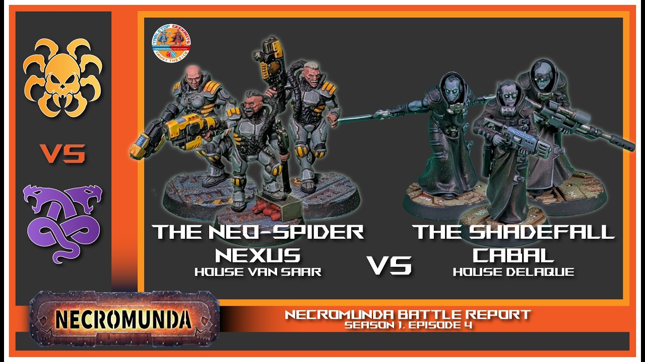 NECROMUNDA BATREP #4 - HOUSE VAN SAAR VS HOUSE DELAQUE | 