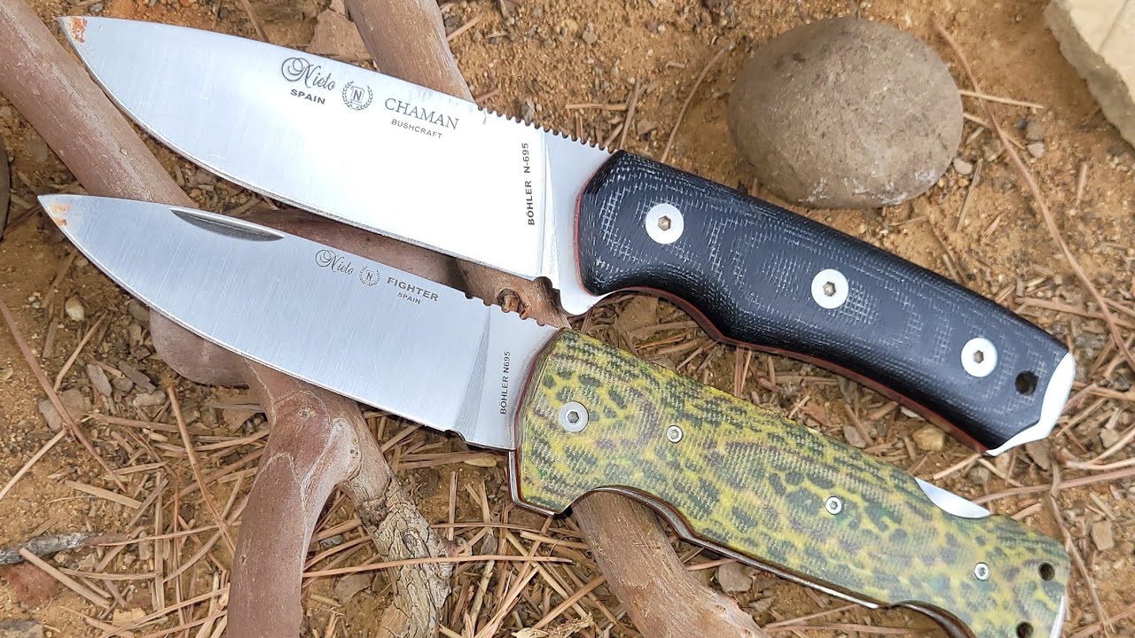 CUCHILLO vs NAVAJA,LA ETERNA PREGUNTA.NIETO CHAMAN BUSHCRAFT vs NIETO FIGHTER (pruebas)#bushcraft