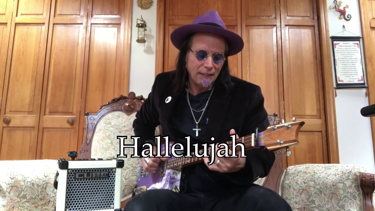 Hallelujah Leonard Cohen on 3 string Cigar Box Guitar