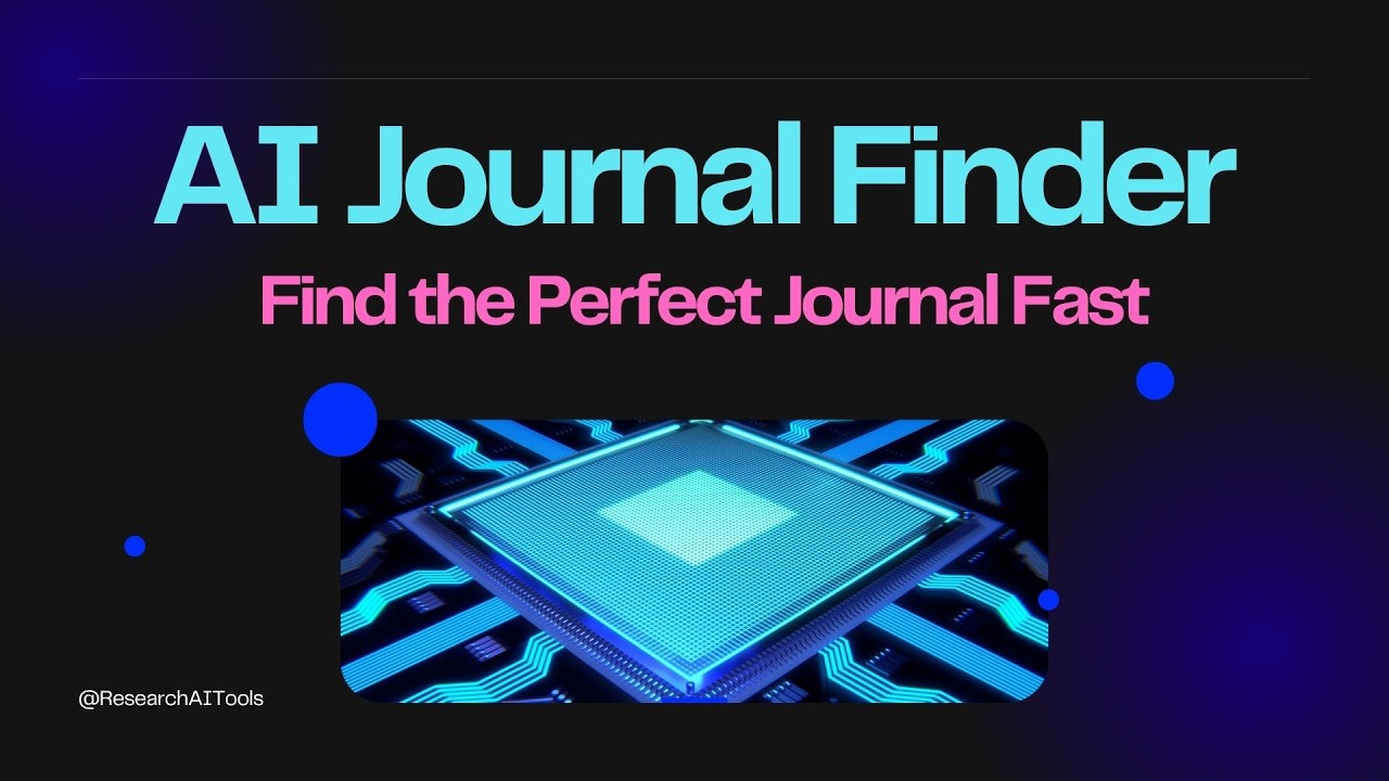 AI Journal Finder | Avoid Desk Rejections & Find the Right Journal for Publication