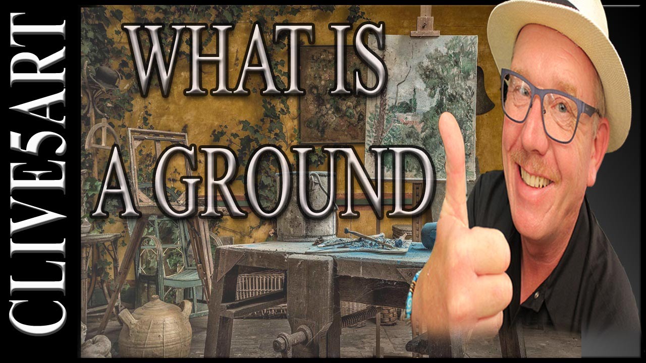 What is a Ground, Acrylic painting for beginners,#clive5art