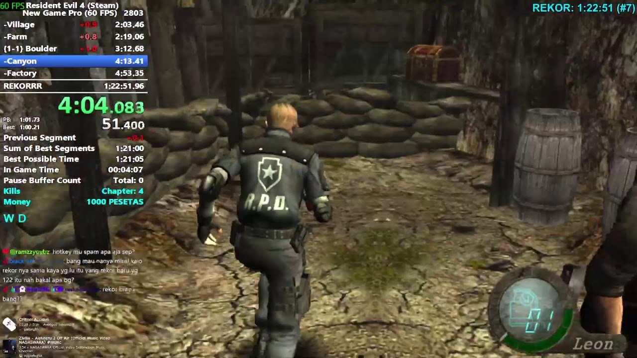 Speedrun RE4 OG | NG Pro PB Attempt