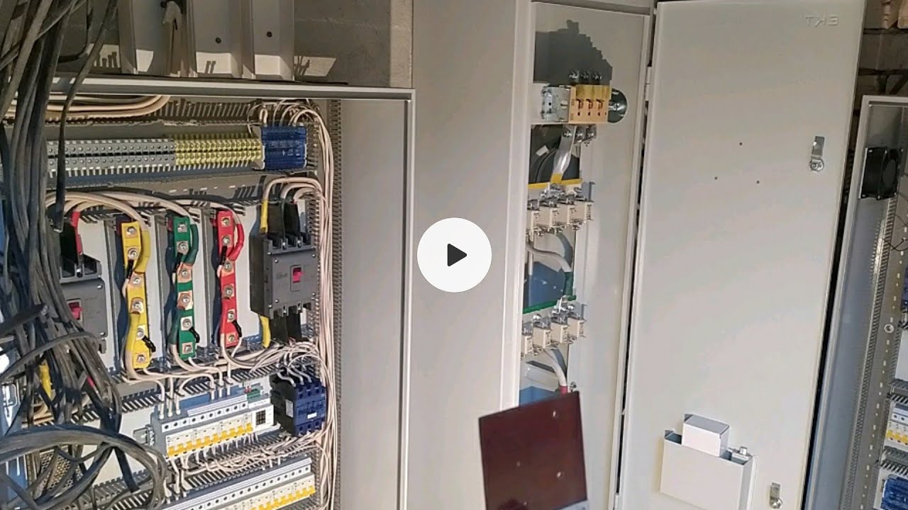 монтаж и сборка щита на 100кВт/installation and assembly of a 100 kW shield/ распределительный щит