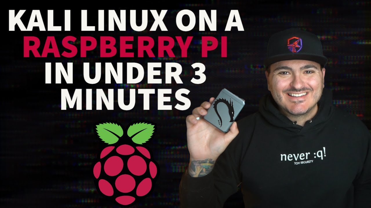 Установка Kali Linux 2022 на Raspberry Pi 4 B (менее 3 минут)