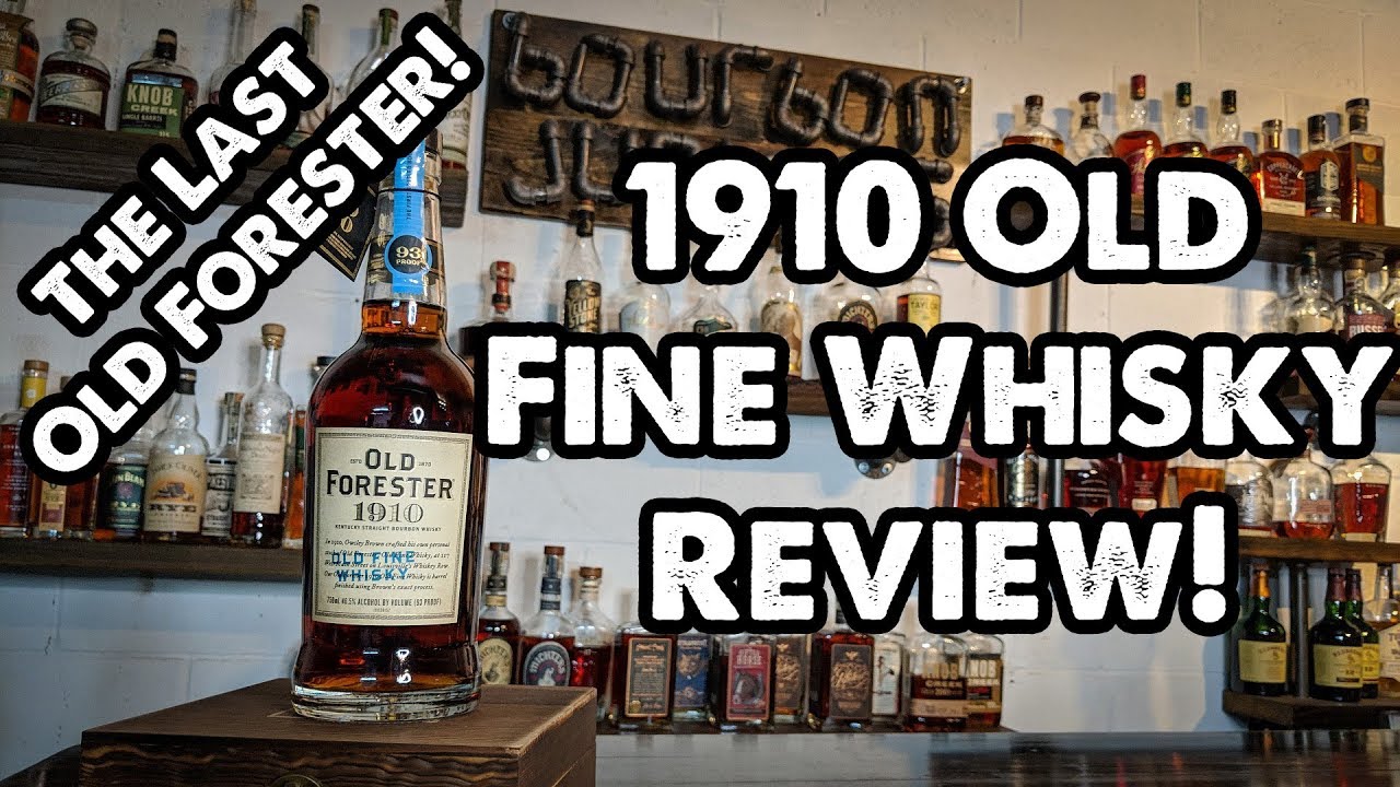 Old Forester 1910 Old Fine Whisky Review! Breaking The Seal Ep# 32