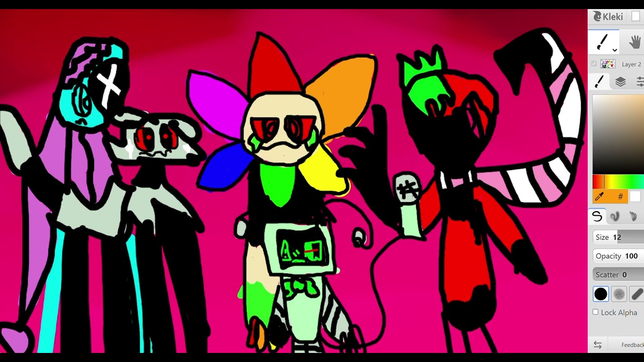 Your idol Kpop Demon hunters X Dandy's world