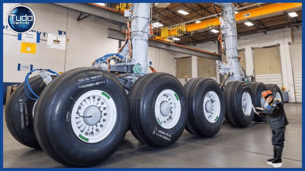 Como são Feitos os Pneus das Aeronaves - Incrível Processo de Fabricação de Pneus de Avião