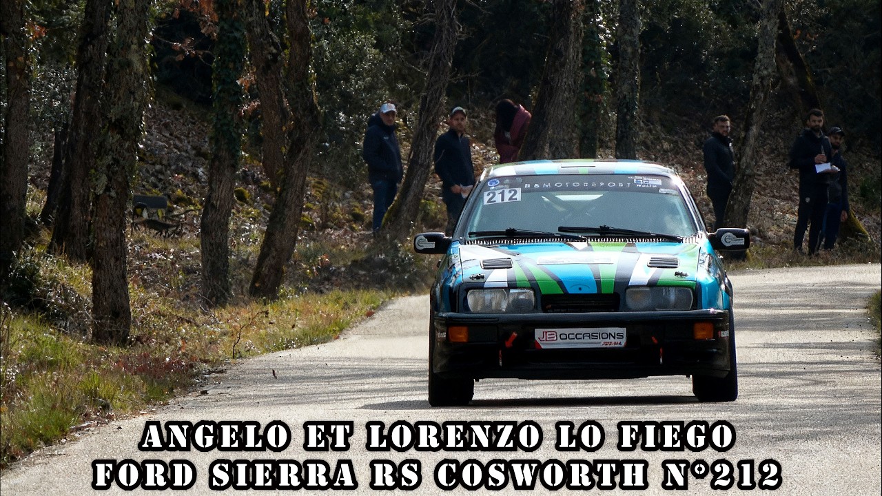 Rallye de Vaison la Romaine 2026 - Ford Sierra RS Cosworth N°212 - Angelo et Lorenzo LO FIEGO