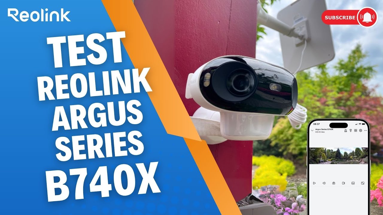 TEST kamery panoramicznej 180 stopni WiFi 4K  🎦 REOLINK ARGUS SERIES B740X w praktyce