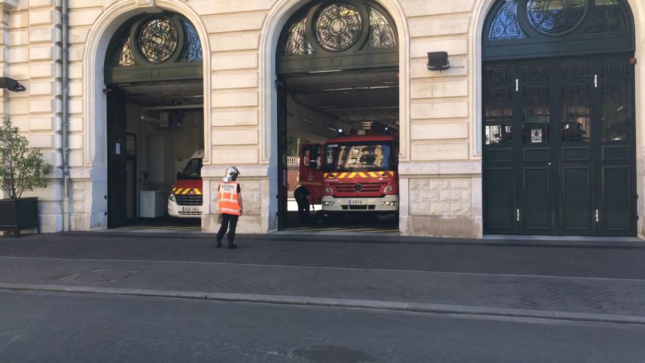 Départ FPT 8 CS Montmartre bspp