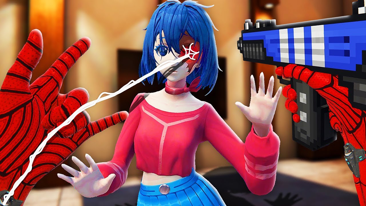 HUNTING Down EVIL MiSide Mita's as Spiderman (Bonelab VR Mods)
