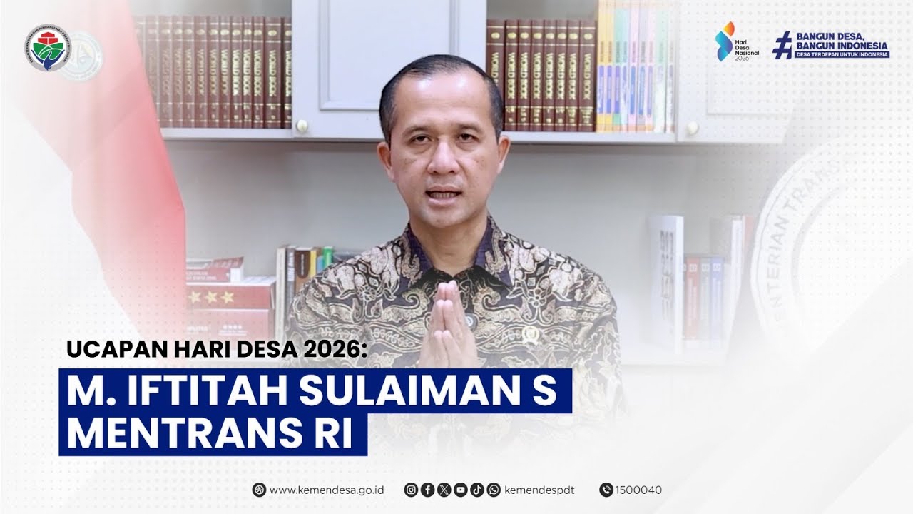 Dukungan Hari Desa Nasional 2026 - Menteri Transmigrasi RI