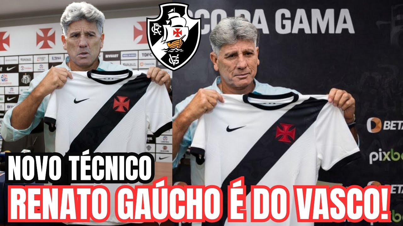 RENATO GAÚCHO ESTÁ DE VOLTA AO VASCO E ANIMA TORCIDA APÓS SAÍDA DE DINIZ!