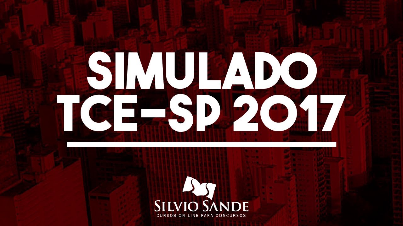 [TCE SP] CHAMADA SIMULADO