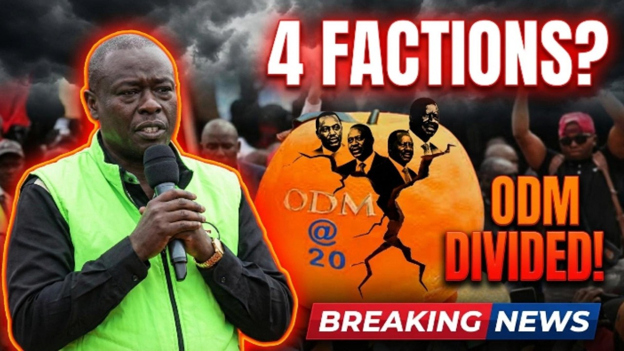 “SHOCKING: Gachagua Says Orange Democratic Movement Has Split Into 4 Camps!”#odm #politics