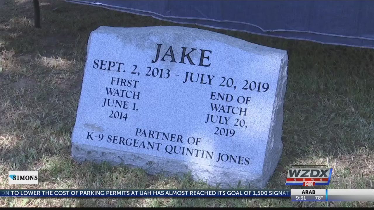 Jake K9 memorial