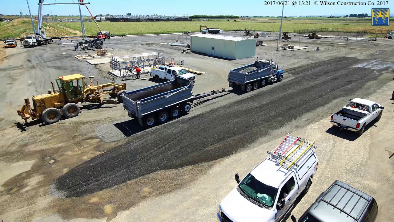 Cloud View Substation Construction Time Lapse