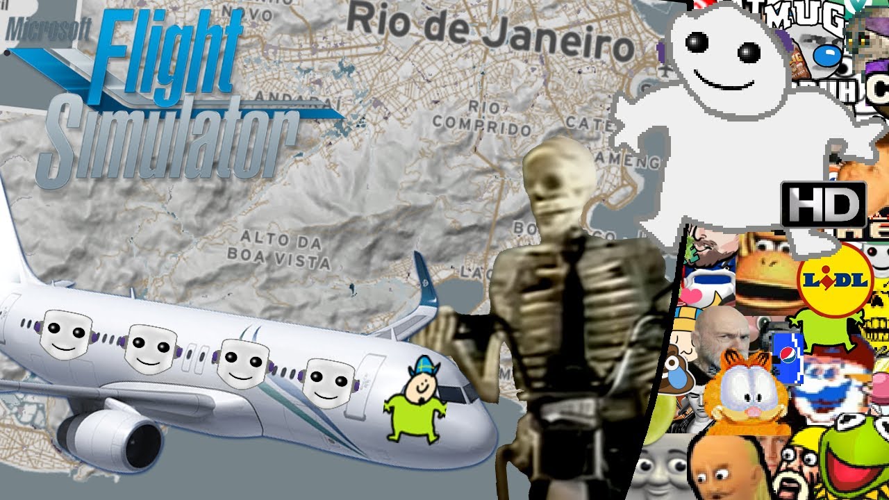 [Vinesauce] Joel [Chat Replay] - Microsoft Flight Simulator: Layover to Rio