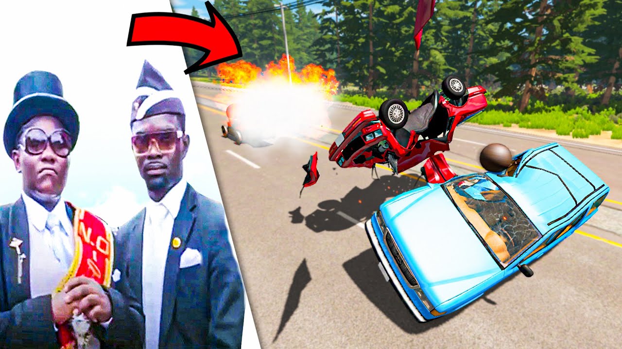 DANCE COFFIN ON FUNERAL MEME COMPILATION #69 | ASTRONOMIA SONG | BeamNG Drive MEMES