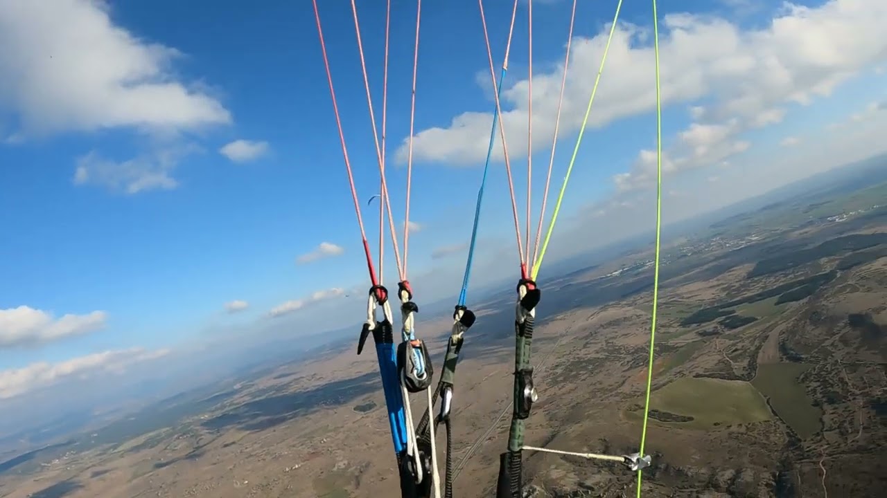Petit vol parapente à millau 16/03/25