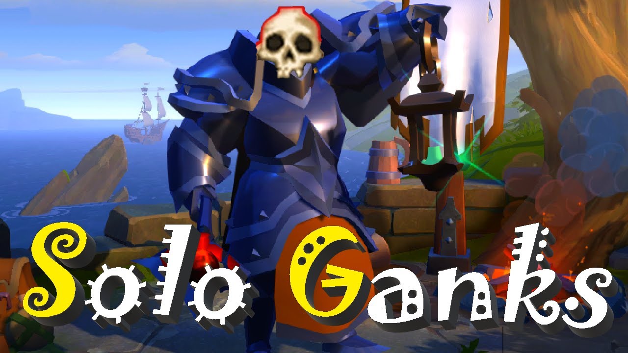 Solo Ganks - Cursed Staff + Badon - Albion Online
