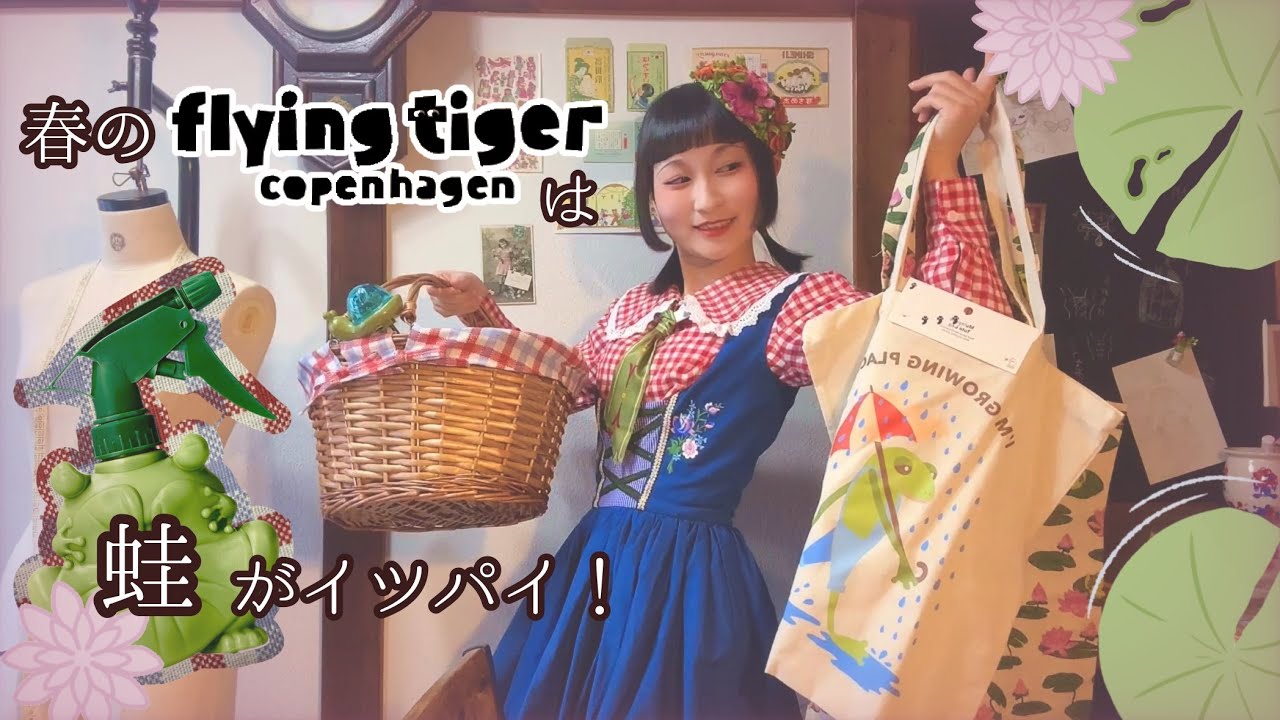 ◈購入品◈🌷春のフライングタイガーは蛙がイツパイ🐸