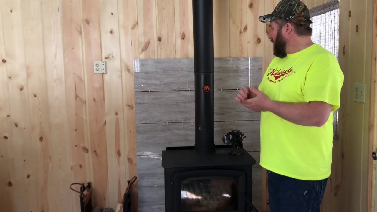 Противопожарная защита за дровяной печью #karlsoffthegrid #howtotileawall #woodstove