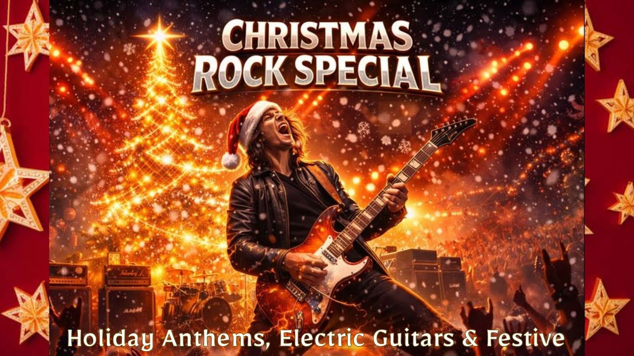 🎄⚡ CHRISTMAS ROCK SPECIAL &mdash; Holiday Anthems, Electric Guitars & Festive Rock Energy 🎸🔥✨