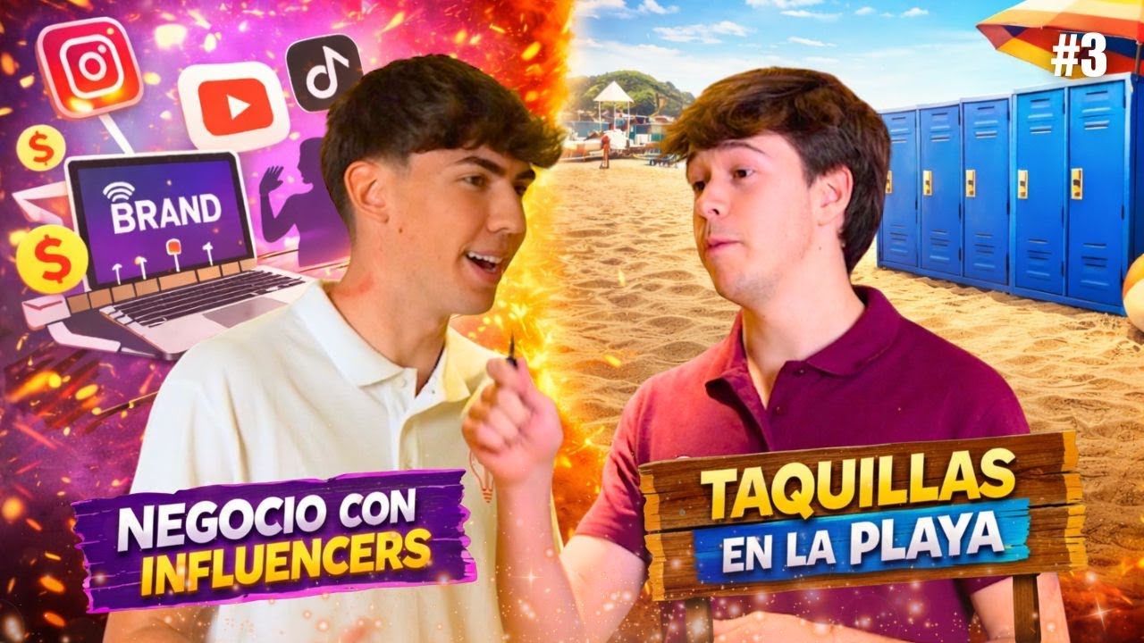 APLICACION para INFLUENCERS VS TAQUILLAS en la PLAYA 🤔 || Tengo una Idea Capitulo 3