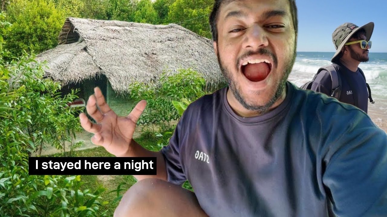 මුහුද අයිනේ මැටි ගෙදරක රැයක්  |  I stayed a night in a clay house at Tangalle Sri Lanka 🇱🇰 