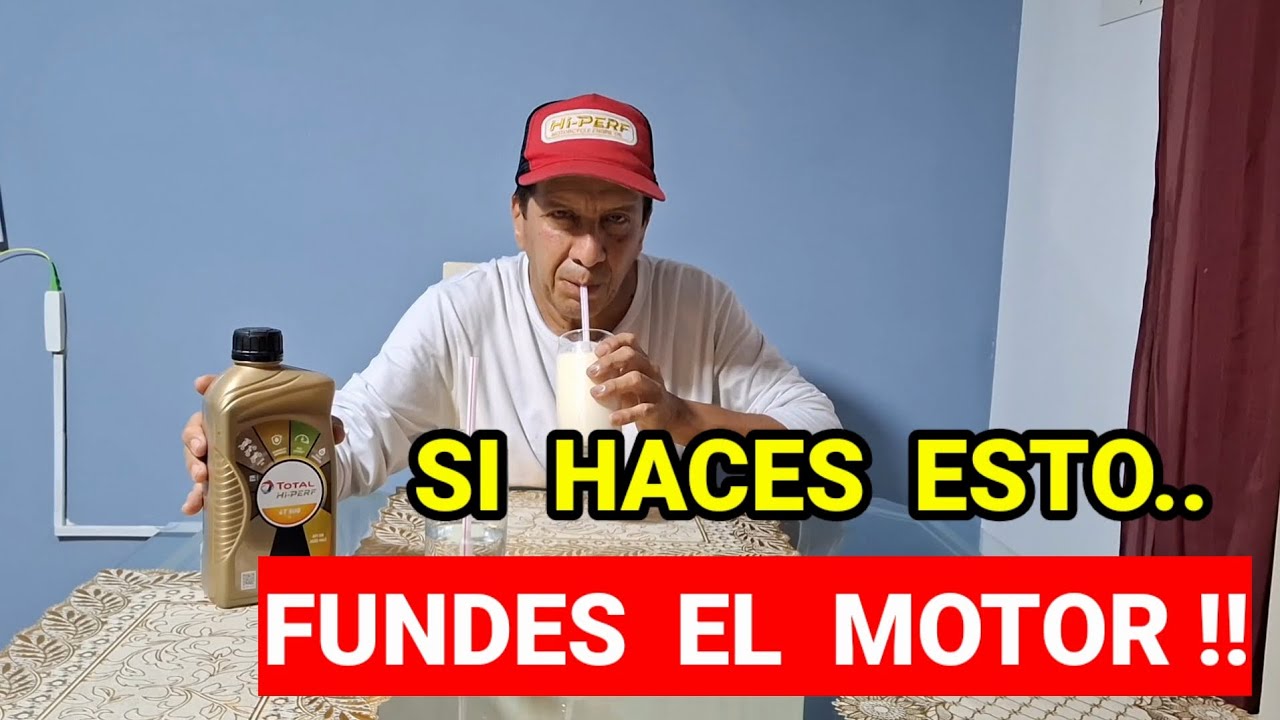 ASÍ VAS A FUNDIR EL MOTOR . APRENDE A EVITARLO...!!!
