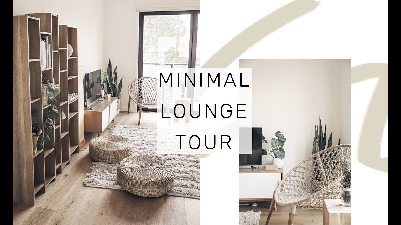 The Living Room | MINIMAL ROOM TOUR | Rachel Aust